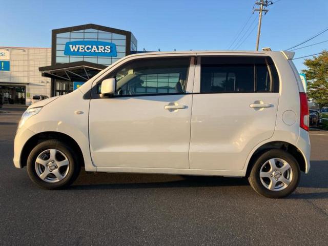 ワゴンR FX 横滑り防止装置/禁煙車/エアバッグ 運転席/エアバッグ 助手席/アルミホイール 社外 13インチ/パワーウインドウ/パワーステアリング/ワンオーナー/マニュアルエアコン/取扱説明書/ユーザー買取車(2枚目)