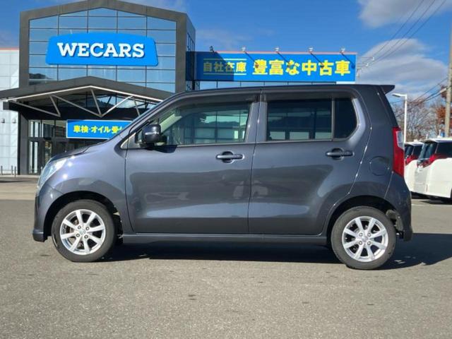 ワゴンＲ ＦＸリミテッド　新品タイヤ／ＥＢＤ付ＡＢＳ／アイドリングストップ／禁煙車／エアバッグ　運転席／エアバッグ　助手席／アルミホイール　純正　１４インチ／パワーウインドウ／エンジンスタートボタン／キーレススタート（2枚目）