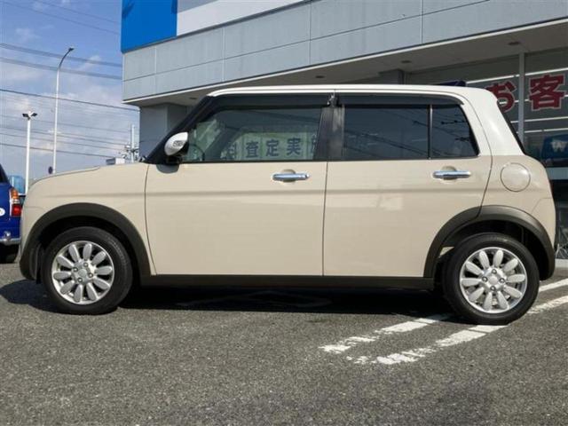 アルトラパン Ｘ　新品タイヤ／社外　８インチ　メモリーナビ／セーフティサポート（スズキ）／シートヒーター　前席／全方位モニター／車線逸脱防止支援システム／パーキングアシスト　バックガイド　衝突被害軽減システム　禁煙車（2枚目）