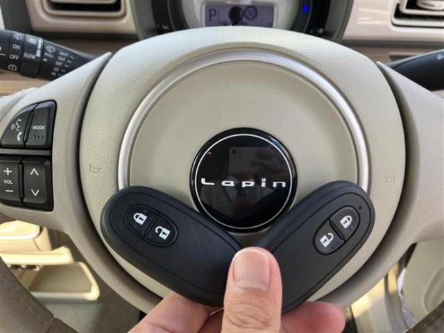 アルトラパン Ｘ　新品タイヤ／社外　８インチ　メモリーナビ／セーフティサポート（スズキ）／シートヒーター　前席／全方位モニター／車線逸脱防止支援システム／パーキングアシスト　バックガイド　衝突被害軽減システム　禁煙車（17枚目）