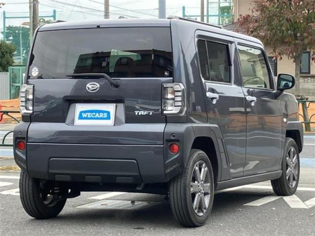 タフト Ｇターボ　新品タイヤ／ガラスルーフ／純正　ＳＤナビ／スマートアシスト（トヨタ・ダイハツ）／シートヒーター　前席／車線逸脱防止支援システム／パーキングアシスト　バックガイド／ドライブレコーダー　純正　バックカメラ（3枚目）