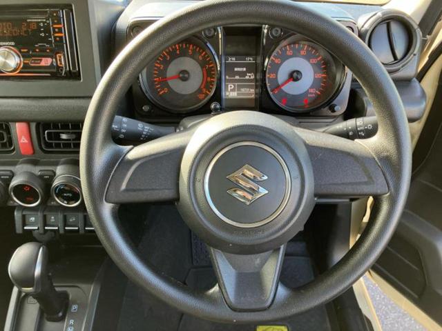 ジムニー ４ＷＤ　ＸＬ　保証書／セーフティサポート（スズキ）／シートヒーター　前席／車線逸脱防止支援システム／ＥＢＤ付ＡＢＳ／横滑り防止装置／アイドリングストップ／ターボ／衝突安全ボディ／アルミホイール　純正　１６インチ（12枚目）