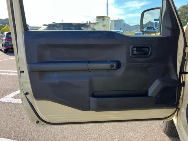 ジムニー ４ＷＤ　ＸＬ　保証書／セーフティサポート（スズキ）／シートヒーター　前席／車線逸脱防止支援システム／ＥＢＤ付ＡＢＳ／横滑り防止装置／アイドリングストップ／ターボ／衝突安全ボディ／アルミホイール　純正　１６インチ（21枚目）