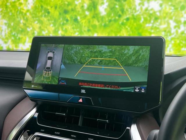 ハリアー Ｚ　ＪＢＬ／保証書／純正　ＳＤナビ／デジタルインナーミラー／トヨタセーフティセンス／シートヒーター　前席／パノラミックビューモニター／車線逸脱防止支援システム／シート　ハーフレザー　衝突被害軽減システム（10枚目）