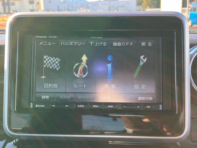 スペーシアカスタム ハイブリッドＸＳターボ　新品タイヤ／社外　ＳＤナビ／セーフティサポート（スズキ）／両側電動スライドドア／シートヒーター／全方位モニター／車線逸脱防止支援システム／シート　ハーフレザー／ヘッドランプ　ＬＥＤ　ターボ　ＥＴＣ（10枚目）