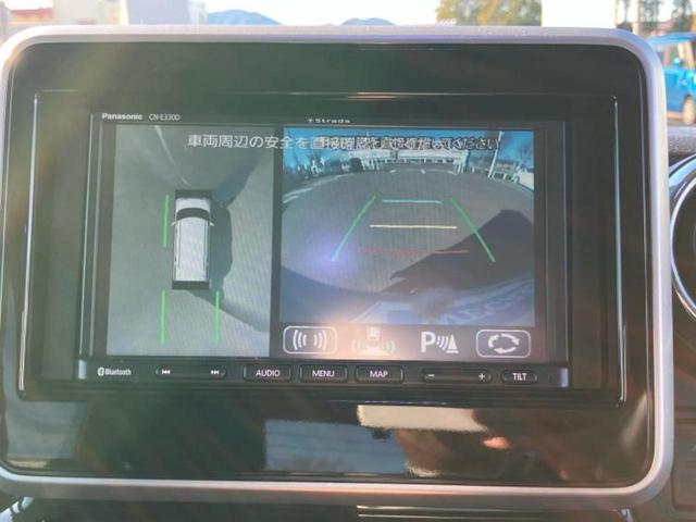 スペーシアカスタム ハイブリッドＸＳターボ　新品タイヤ／社外　ＳＤナビ／セーフティサポート（スズキ）／両側電動スライドドア／シートヒーター／全方位モニター／車線逸脱防止支援システム／シート　ハーフレザー／ヘッドランプ　ＬＥＤ　ターボ　ＥＴＣ（12枚目）