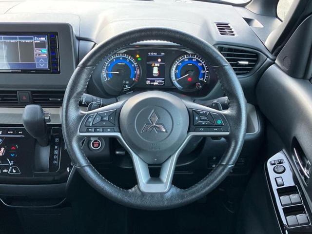 デリカミニ 4WD Tプレミアム 保証書/社外 SDナビ/イーアシスト(ミツビシ)/両側電動スライドドア/シートヒーター 前席/全方位モニター/車線逸脱防止支援システム/シート ハーフレザー/ドライブレコーダー 社外 ターボ 4WD(15枚目)