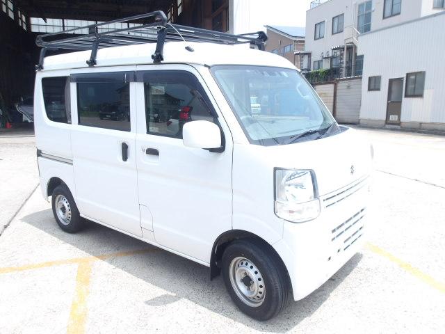 エブリイ ＰＣリミテッド　ＰＣリミテッド　パートタイム４ＷＤ　セーフティーサポート車　ハイルーフバックカメラ　ブルートゥース対応ナビ　ドラレコ　ルーフキャリア（2枚目）