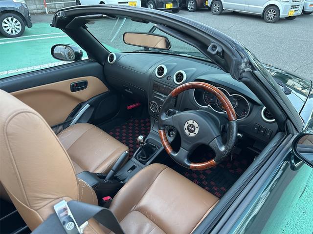 コペン アクティブトップ　５ＭＴ　レザーシート　ＥＴＣ　ｍｏｍｏステアリング（38枚目）