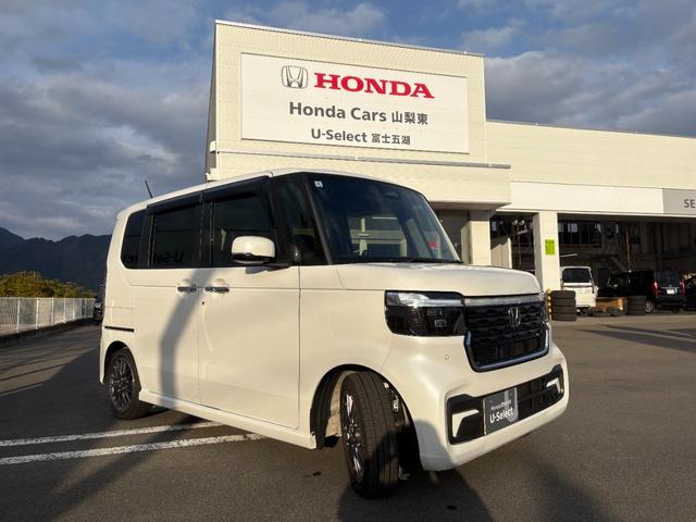 Ｎ－ＢＯＸカスタム ターボ　イモビライザー　衝突被害軽減　禁煙　キーフリー　Ｐセンサー　ＥＳＣ　パワステ　両席エアバック　サイドエアバッグ　ターボ車　ＵＳＢ接続　Ａライト　スマキー　Ｂカメ　パワーウィンドウ　ＥＴＣ（7枚目）