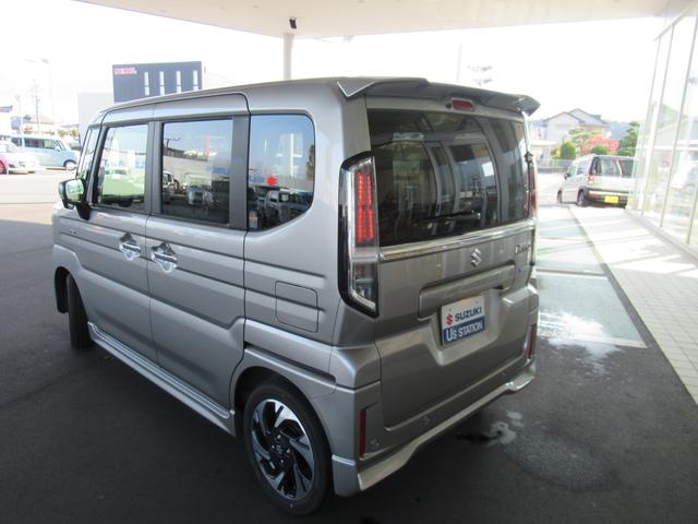 スペーシアカスタム カスタム HYBRID XS オートライト スライドドア プッシュスタート シートヒーター オートエアコン スズキセーフティーサポート 衝突被害軽減システム アイドリングストップ 横滑り防止機能 衝突安全ボディ 盗難防止システム(60枚目)