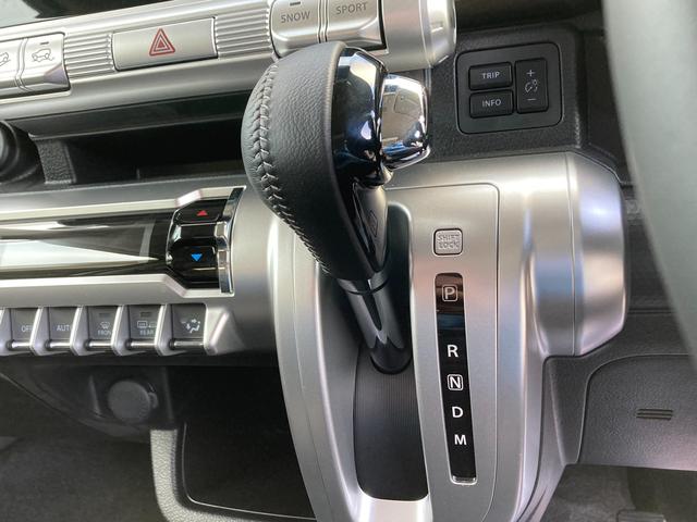 クロスビー HYBRID MZ 4型 4WD 6AT メッキドアハンドル 本革巻ステアリング 衝突軽減ブレーキサポート LEDフォグランプ(12枚目)