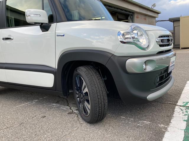 クロスビー HYBRID MZ 4型 4WD 6AT メッキドアハンドル 本革巻ステアリング 衝突軽減ブレーキサポート LEDフォグランプ(16枚目)