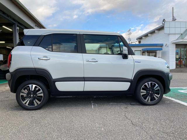 クロスビー HYBRID MZ 4型 4WD 6AT メッキドアハンドル 本革巻ステアリング 衝突軽減ブレーキサポート LEDフォグランプ(40枚目)