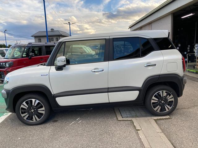 クロスビー HYBRID MZ 4型 4WD 6AT メッキドアハンドル 本革巻ステアリング 衝突軽減ブレーキサポート LEDフォグランプ(50枚目)