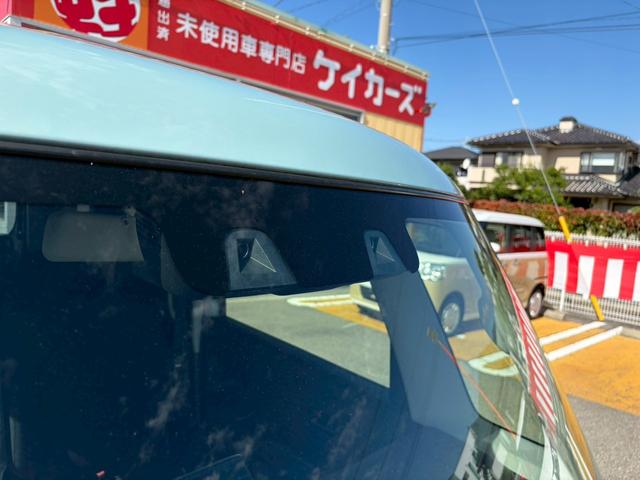 スペーシア ハイブリッドＸ　届出済未使用車　スズキセーフティーサポート　誤発進抑制機能　後方誤発進抑制機能　低速時ブレーキサポート　パーキングセンサー　車線逸脱警報機能　車線逸脱抑制機能　ふらつき警報機能　標識認識機能（47枚目）