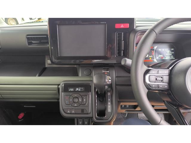 スペーシアギア 　両側電動スライドドア　アイドリングストップ　プッシュスタート　オートエアコン　シートヒーター　クルーズコントロール　レーンアシスト　クリアランスソナー　ベンチシート　ＬＥＤヘッドランプ（25枚目）