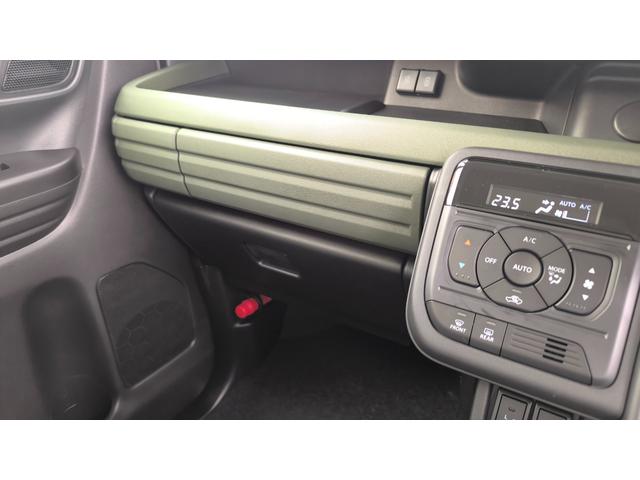 スペーシアギア 　両側電動スライドドア　アイドリングストップ　プッシュスタート　オートエアコン　シートヒーター　クルーズコントロール　レーンアシスト　クリアランスソナー　ベンチシート　ＬＥＤヘッドランプ（28枚目）