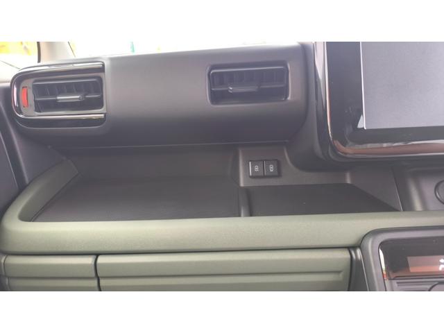 スペーシアギア 　両側電動スライドドア　アイドリングストップ　プッシュスタート　オートエアコン　シートヒーター　クルーズコントロール　レーンアシスト　クリアランスソナー　ベンチシート　ＬＥＤヘッドランプ（36枚目）