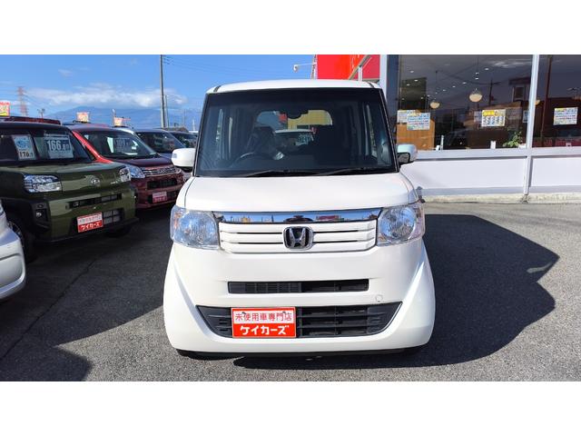 N-BOX G SSパッケージ ホンダ純正メモリーナビ CD/DVD AM/FMラジオ ワンセグTV 両側パワースライドドア ETC バックカメラ ステアリングリモコン スマートキー オートエアコン アイドリングストップ(10枚目)