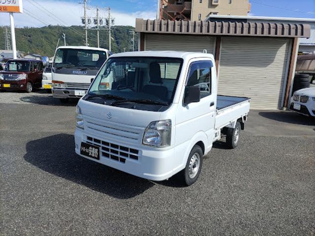 キャリイトラック KCエアコン・パワステ 4WD 5速MT エアコン パワステ 荷台マット ドアバイザー付 AM/FMラジオ 内外装クリーニング済み 走行57,000km台 車検令和8年9月迄(2枚目)