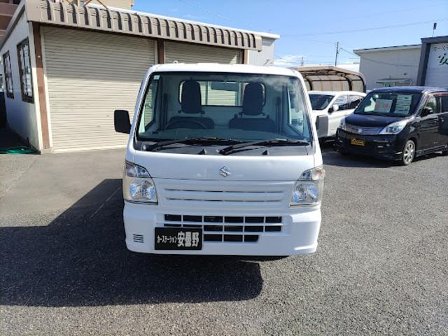 キャリイトラック KCエアコン・パワステ 4WD 5速MT エアコン パワステ 荷台マット ドアバイザー付 AM/FMラジオ 内外装クリーニング済み 走行57,000km台 車検令和8年9月迄(4枚目)