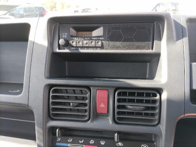 キャリイトラック KCエアコン・パワステ 4WD 5速MT エアコン パワステ 荷台マット ドアバイザー付 AM/FMラジオ 内外装クリーニング済み 走行57,000km台 車検令和8年9月迄(19枚目)