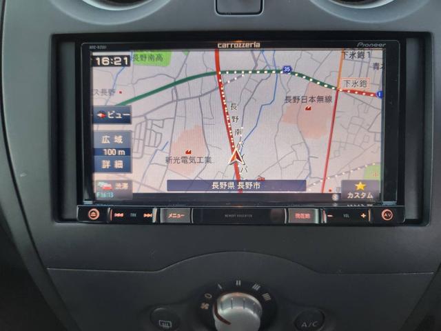 ノート X FOUR ETC スタッドレスタイヤ付き バックソナー Bモニター 地デジテレビ VSA インテリジェントキ メモリーナビ キーレス 切替4WD PW エアバック 寒冷地仕様 盗難防止装置 ナビTV(21枚目)