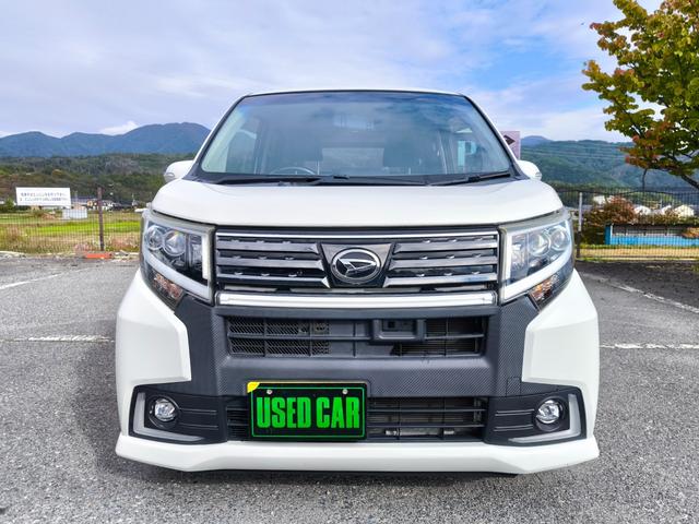 ムーヴ カスタム　ＲＳ　ハイパーＳＡ　ターボ　ナビ　テレビ　ＥＴＣ　バックモニター　衝突軽減ブレーキ　純正エアロ　アルミ　インテリキー　スタットレス付き　車検整備付き　一年間保証付き　記録簿付き（2枚目）