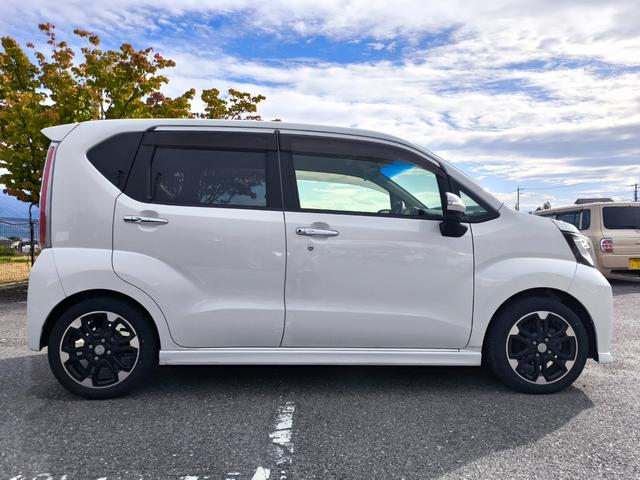 ムーヴ カスタム　ＲＳ　ハイパーＳＡ　ターボ　ナビ　テレビ　ＥＴＣ　バックモニター　衝突軽減ブレーキ　純正エアロ　アルミ　インテリキー　スタットレス付き　車検整備付き　一年間保証付き　記録簿付き（4枚目）