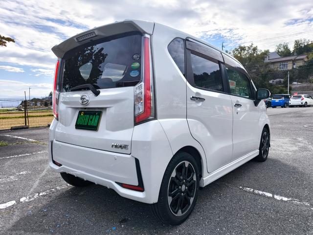 ムーヴ カスタム　ＲＳ　ハイパーＳＡ　ターボ　ナビ　テレビ　ＥＴＣ　バックモニター　衝突軽減ブレーキ　純正エアロ　アルミ　インテリキー　スタットレス付き　車検整備付き　一年間保証付き　記録簿付き（5枚目）