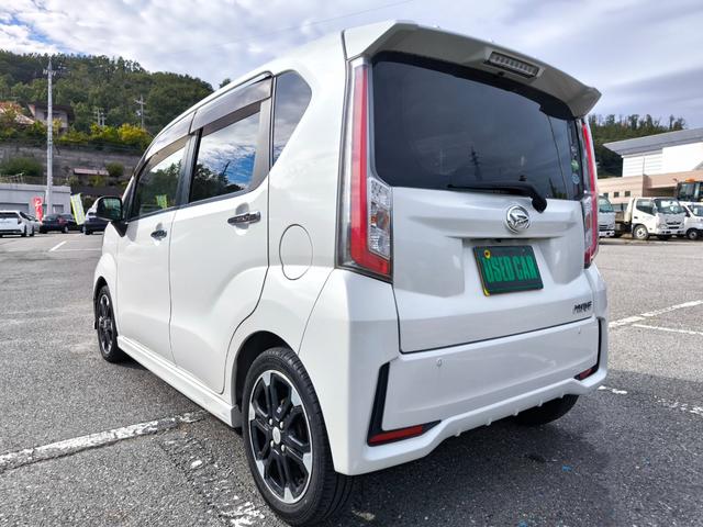 ムーヴ カスタム　ＲＳ　ハイパーＳＡ　ターボ　ナビ　テレビ　ＥＴＣ　バックモニター　衝突軽減ブレーキ　純正エアロ　アルミ　インテリキー　スタットレス付き　車検整備付き　一年間保証付き　記録簿付き（7枚目）