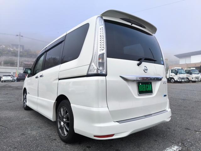 セレナ ハイウェイスターG S-ハイブリッド 純正ナビ テレビ バックモニター ETC 両側パワースライドドア クルーズコントロール アイドリングストップ エアロ アルミ インテリキー 車検整備付き 記録簿付き 一年間保証付(7枚目)