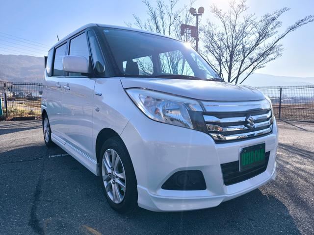ソリオ ハイブリッドＭＸ　パワースライドドア　衝突軽減ブレーキ　レーンキープアシスト　クルーズコントロール　アイドリングストップ　インテリキー　エアロ　アルミ　一年間保証付き　車検９年６月まで（3枚目）