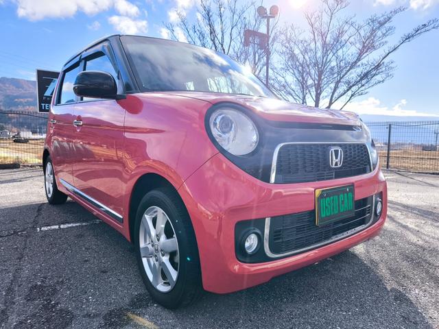 Ｎ－ＯＮＥ プレミアム　ワンオーナー　純正ナビ　テレビ　バックカメラ　インテリキー　純正アルミ　アイドリングストップ　車検整備付き　一年間保証付き　記録簿付き　ツートンカラー（3枚目）