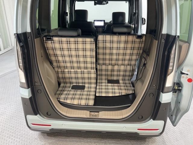 Ｎ－ＢＯＸジョイ ターボ　２トーン　レーダークルーズ　ＬＥＤヘッド　オートエアコン　バックカメラ　両側電動ドア　パワーウィンドウ　キーフリー　シートヒーター　フルセグ　スマートキー　ＤＶＤ　ＶＳＡ　ドライブレコーダー　デモカー（19枚目）