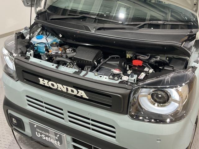 Ｎ－ＢＯＸジョイ ターボ　２トーン　レーダークルーズ　ＬＥＤヘッド　オートエアコン　バックカメラ　両側電動ドア　パワーウィンドウ　キーフリー　シートヒーター　フルセグ　スマートキー　ＤＶＤ　ＶＳＡ　ドライブレコーダー　デモカー（37枚目）