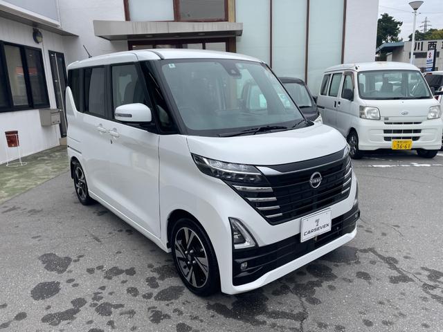 ルークス ハイウェイスター Gターボ ワンオーナー 純正9インチナビ フルセグ アラウンドビューモニター 前後ドライブレコーダー スマートキー ETC 左側パワースライドドア LEDヘッドライト スタッドレス有り(6枚目)