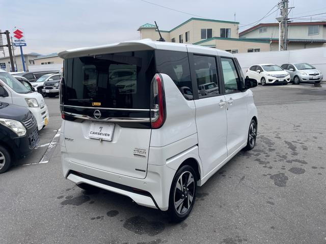 ルークス ハイウェイスター Gターボ ワンオーナー 純正9インチナビ フルセグ アラウンドビューモニター 前後ドライブレコーダー スマートキー ETC 左側パワースライドドア LEDヘッドライト スタッドレス有り(8枚目)