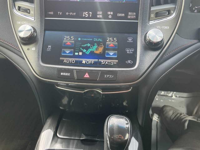 クラウン アスリートＧ　モデリスタフルエアロ・ＢＢＳアルミ・純正ＨＤＤナビ・フルセグ・Ｂｌｕｅｔｏｏｔｈ・バックカメラ・ＥＴＣ・黒革シート・パワーシート・シートベンチレーション・純正エンジンスターター・スペアキー・純正アルミ（17枚目）