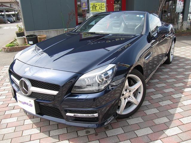 ＳＬＫ ＳＬＫ２００エクスクルーシブ　レーダセーフティーｐｋｇ　ＡＭＧ１８ＡＷ　黒革シート　キセノンライト　キーレスゴー　プッシュスタート　シートヒーター　クルーズコントロール　純正ナビＴＶ　ドライブレコーダー　ＥＴＣ　禁煙車（5枚目）