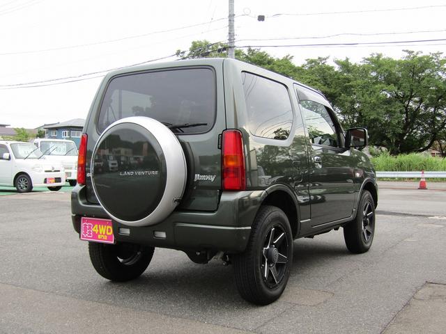 ランドベンチャー 4WD 社外ナビ TV ドライブレコーダー ステアリングスイッチ ハーフレザーシート シートヒーター フォグ 背面スペアタイヤ ETC(11枚目)