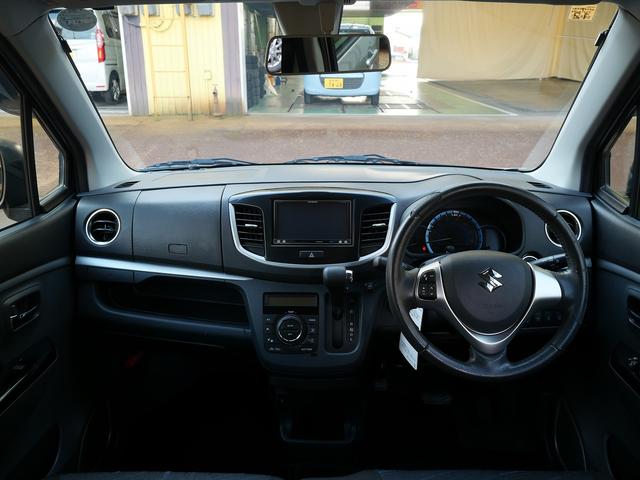 ワゴンＲスティングレー Ｊスタイル　４ＷＤ　Ｂｌｕｅｔｏｏｔｈ接続　社外メモリナビ／フルセグＴＶ　ＨＩＤヘッドライト　純正１４インチアルミホイール　オートライト　衝突被害軽減ブレーキ　アイドリングストップ　シートヒーター　スマートキー（33枚目）