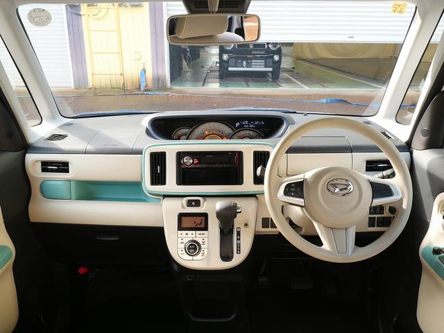 ムーヴキャンバス Ｇメイクアップリミテッド　ＳＡＩＩＩ　４ＷＤ　両側パワースライドドア　ドライブレコーダー　スマートキー　衝突被害軽減ブレーキ　オートハイビーム　アイドリングストップ　横滑り防止　ＣＤデッキ　パワーウインドウ／電動ドアミラー（4枚目）