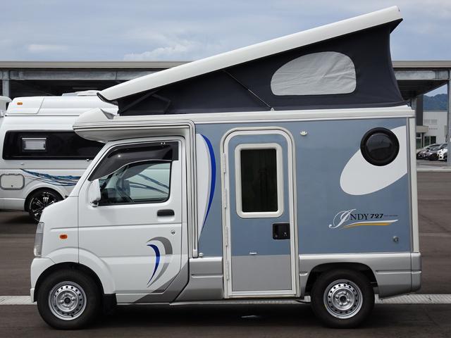 　インディアナＲＶ　インディ７２７　４ＷＤ　シンク　給排水１３Ｌポリタンク　カセットコンロ　フリップダウンモニター　地デジチューナーサブバッテリー　外部充電　走行充電　ＦＦヒーター　アナログ電圧計(11枚目)