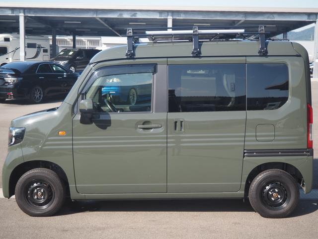 Ｎ－ＶＡＮ＋スタイル ファン・ホンダセンシング　岡モータース　ワーケーション仕様　４ＷＤ　４ナンバー　キャンピングカー　ポータブルバッテリー仕様　ソーラーパネル２枚　外部電源（5枚目）