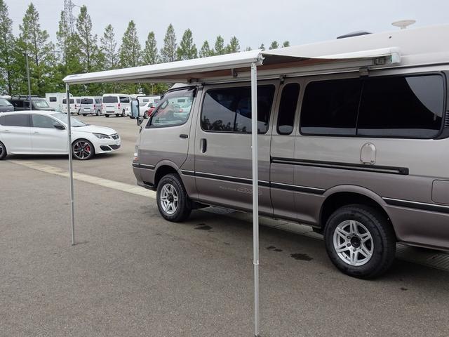 ハイエースバン アクティブテロスII 4WD 3.0DT タイミングベルト交換済 FFヒーター マルチルーム DC冷蔵庫 サイドオーニング キャンピングカー 8ナンバー(55枚目)