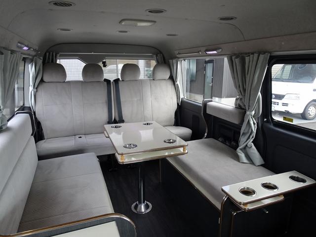 ハイエースワゴン かーいんてりあ高橋 リラックスワゴン 4WD 3ナンバー キャンピングカー FFヒーター ツインサブ 1500Wインバーター スタッドレスタイヤ付き(35枚目)