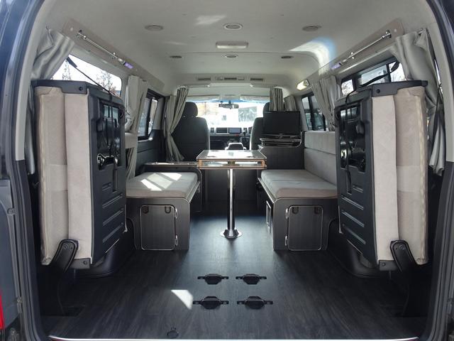 ハイエースワゴン かーいんてりあ高橋 リラックスワゴン 4WD 3ナンバー キャンピングカー FFヒーター ツインサブ 1500Wインバーター スタッドレスタイヤ付き(57枚目)