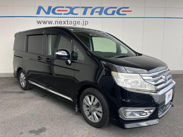 ステップワゴンスパーダ パワーエディション 純正SDナビ 禁煙車 後席モニター 両側電動スライドドア バックカメラ スマートキー HIDヘッド ビルトインETC オートライト オートエアコン 純正16インチアルミホイール CD DVD再生(18枚目)